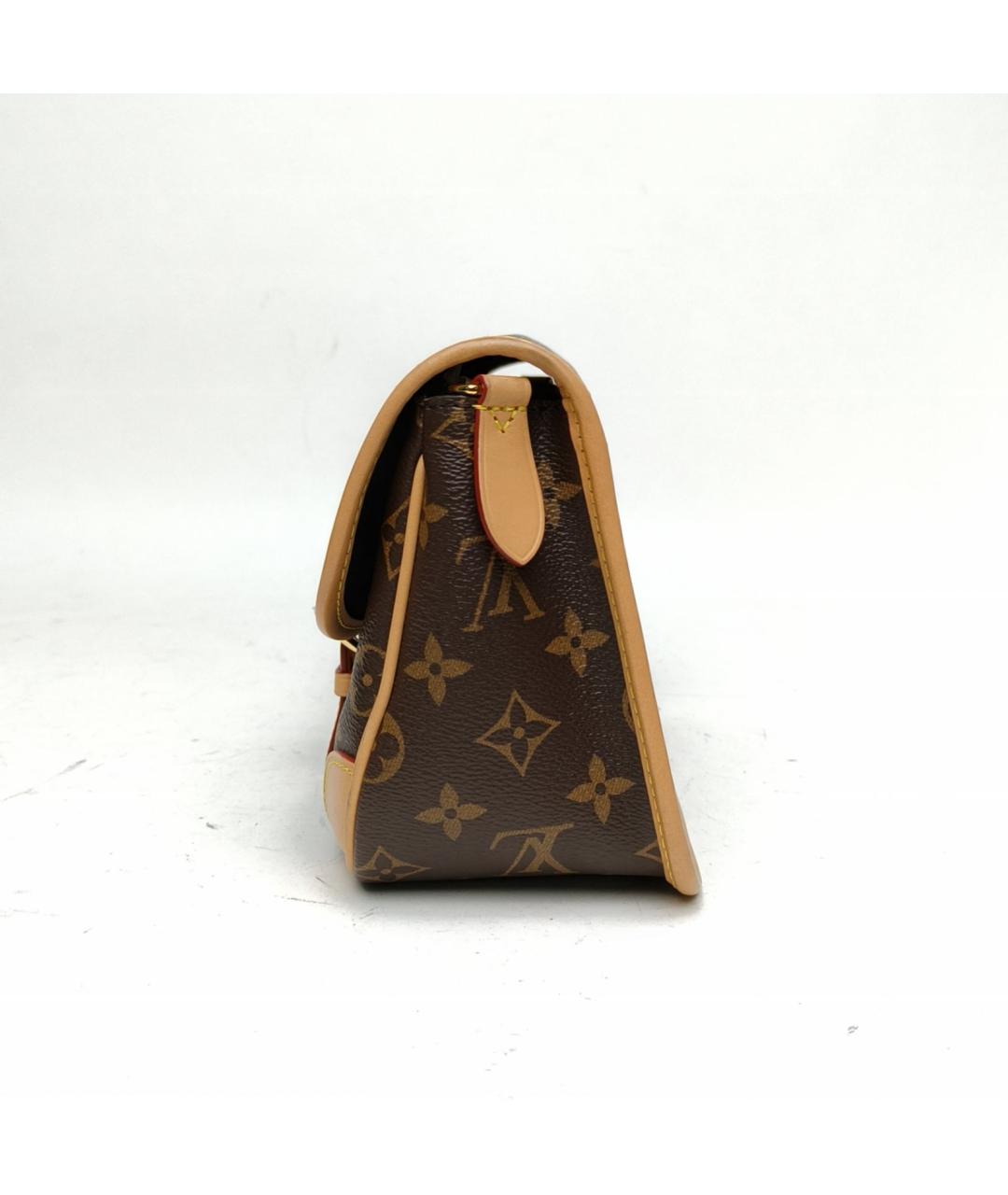 LOUIS VUITTON Коричневая сумка через плечо, фото 3