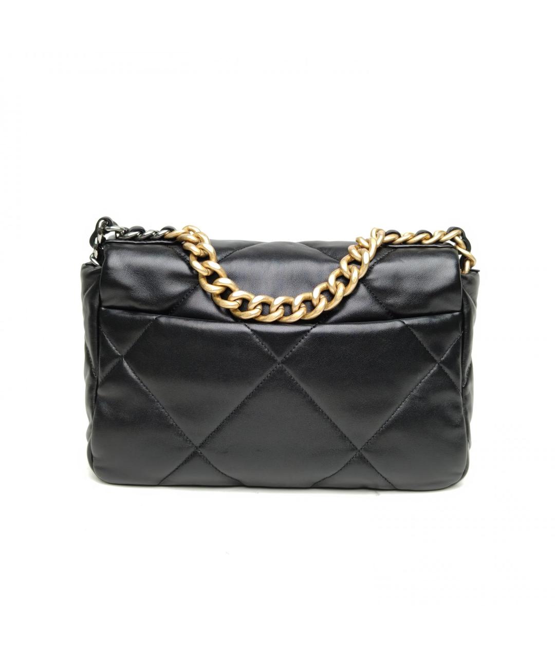 CHANEL Черная кожаная сумка через плечо, фото 4