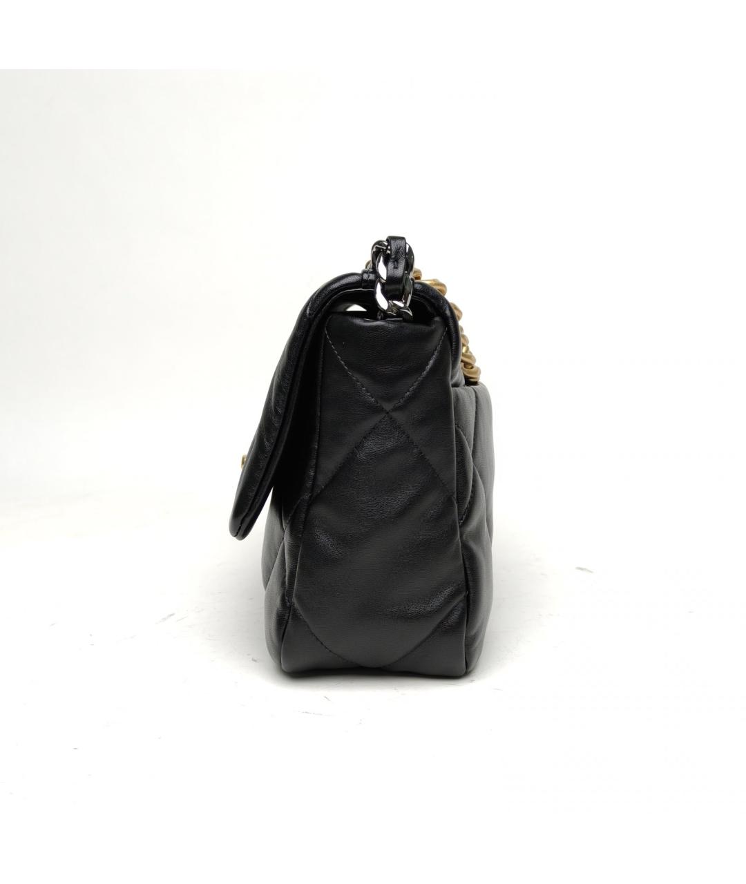 CHANEL Черная кожаная сумка через плечо, фото 3