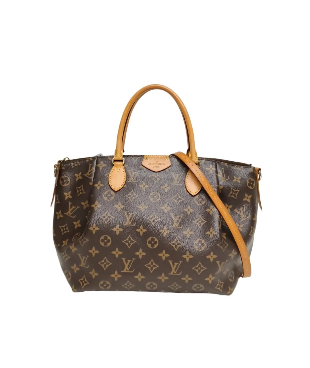 LOUIS VUITTON Коричневая сумка тоут, фото 9