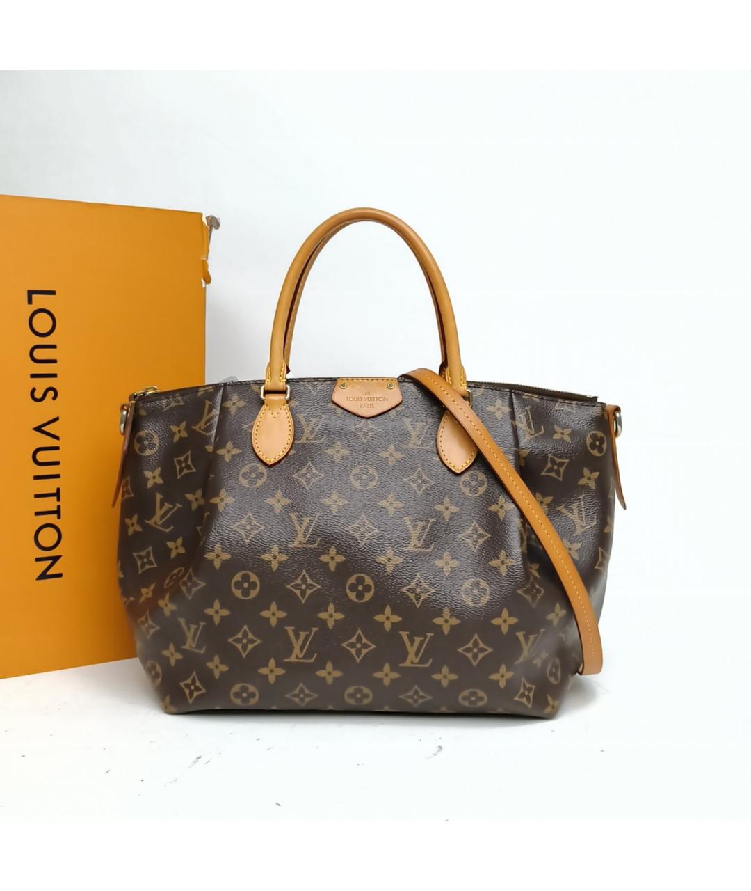 LOUIS VUITTON Коричневая сумка тоут, фото 7