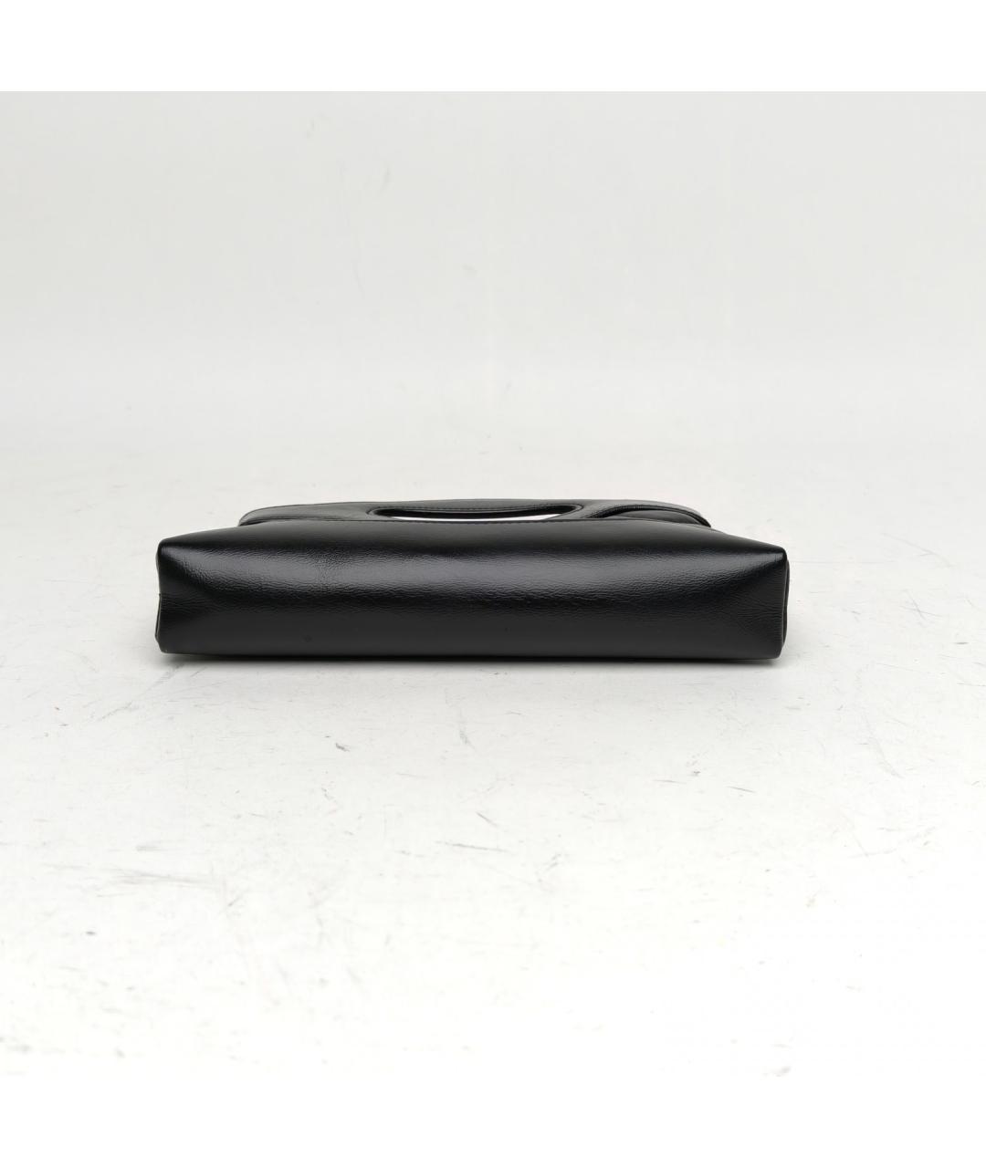 CHANEL Черная кожаная сумка с короткими ручками, фото 6