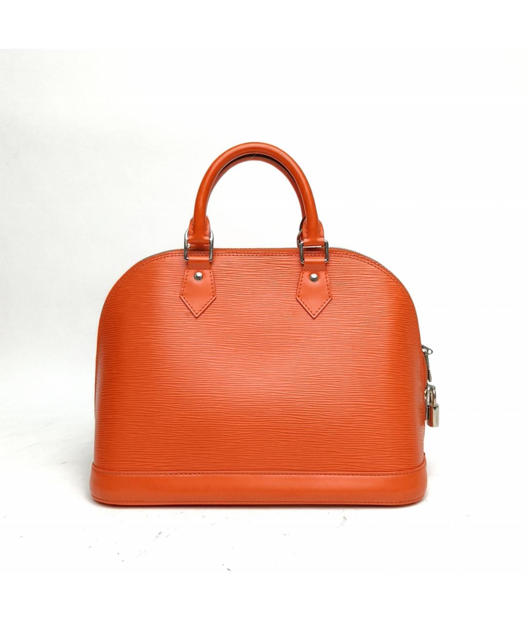 LOUIS VUITTON Оранжевая кожаная сумка тоут, фото 2