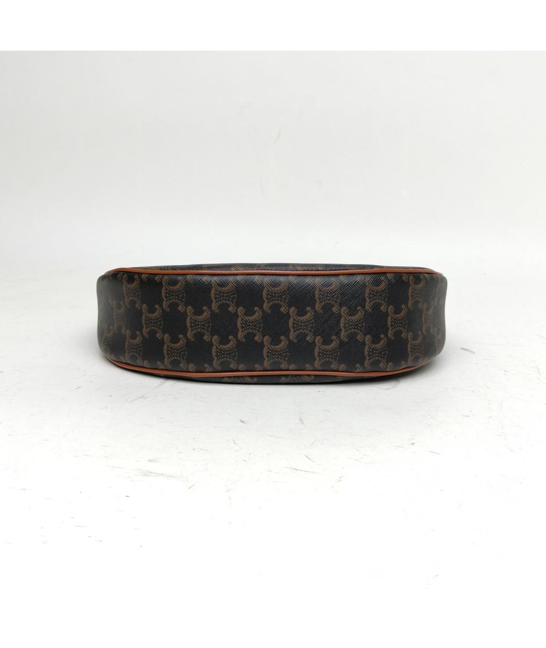 CELINE Коричневая сумка с короткими ручками, фото 6