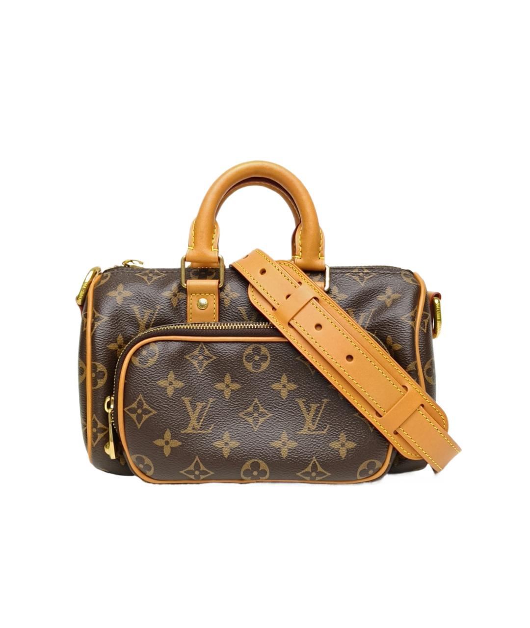 LOUIS VUITTON Коричневая сумка с короткими ручками, фото 10