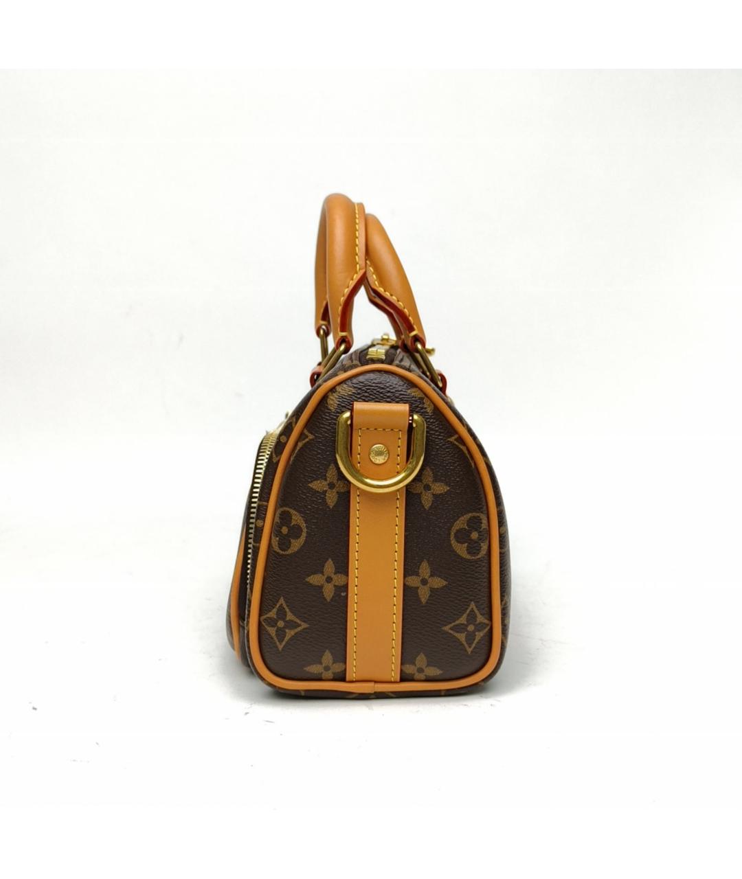 LOUIS VUITTON Коричневая сумка с короткими ручками, фото 3