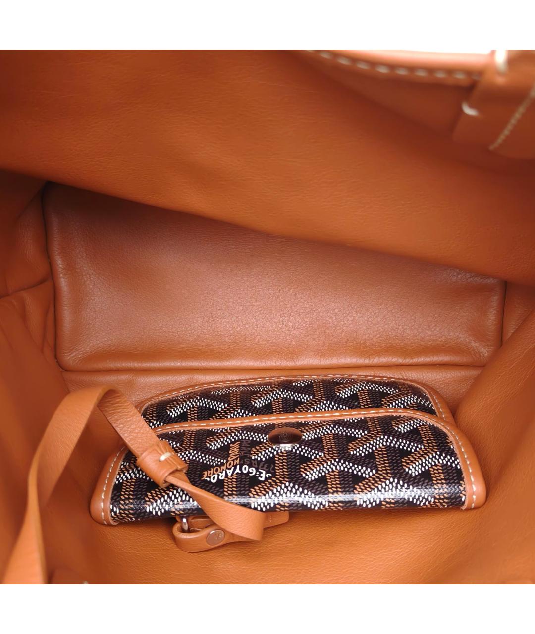 GOYARD Коричневая сумка тоут, фото 7