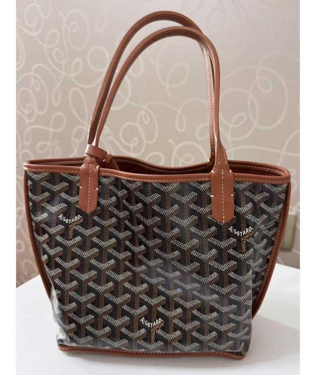 GOYARD Коричневая сумка тоут, фото 8