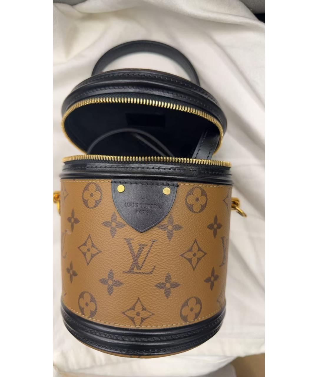 LOUIS VUITTON Коричневая сумка с короткими ручками, фото 9