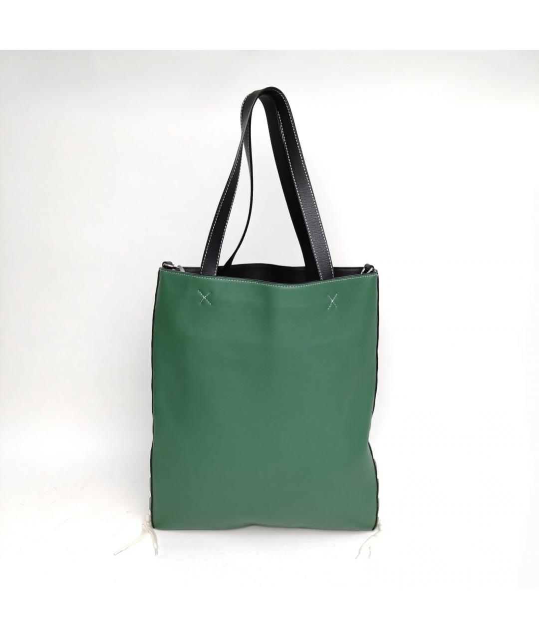 LOEWE Зеленая сумка тоут, фото 4