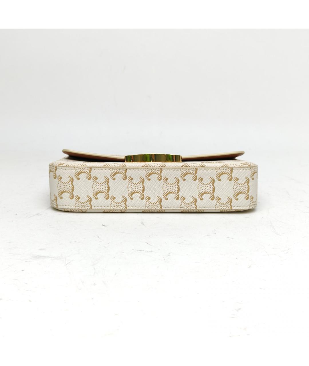 CELINE Белая сумка через плечо, фото 6