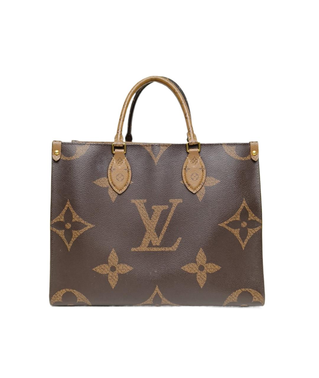LOUIS VUITTON Коричневая сумка тоут, фото 10