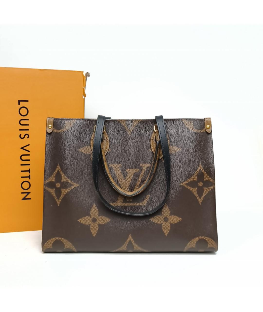 LOUIS VUITTON Коричневая сумка тоут, фото 7