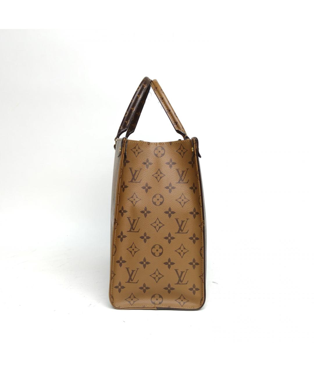 LOUIS VUITTON Коричневая сумка тоут, фото 4