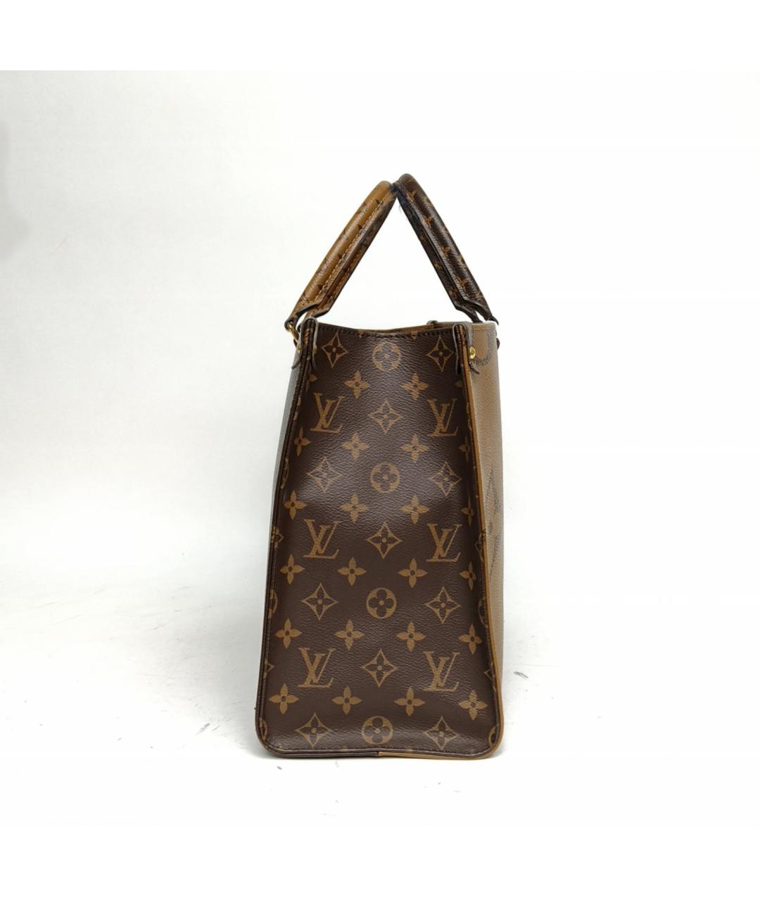 LOUIS VUITTON Коричневая сумка тоут, фото 3