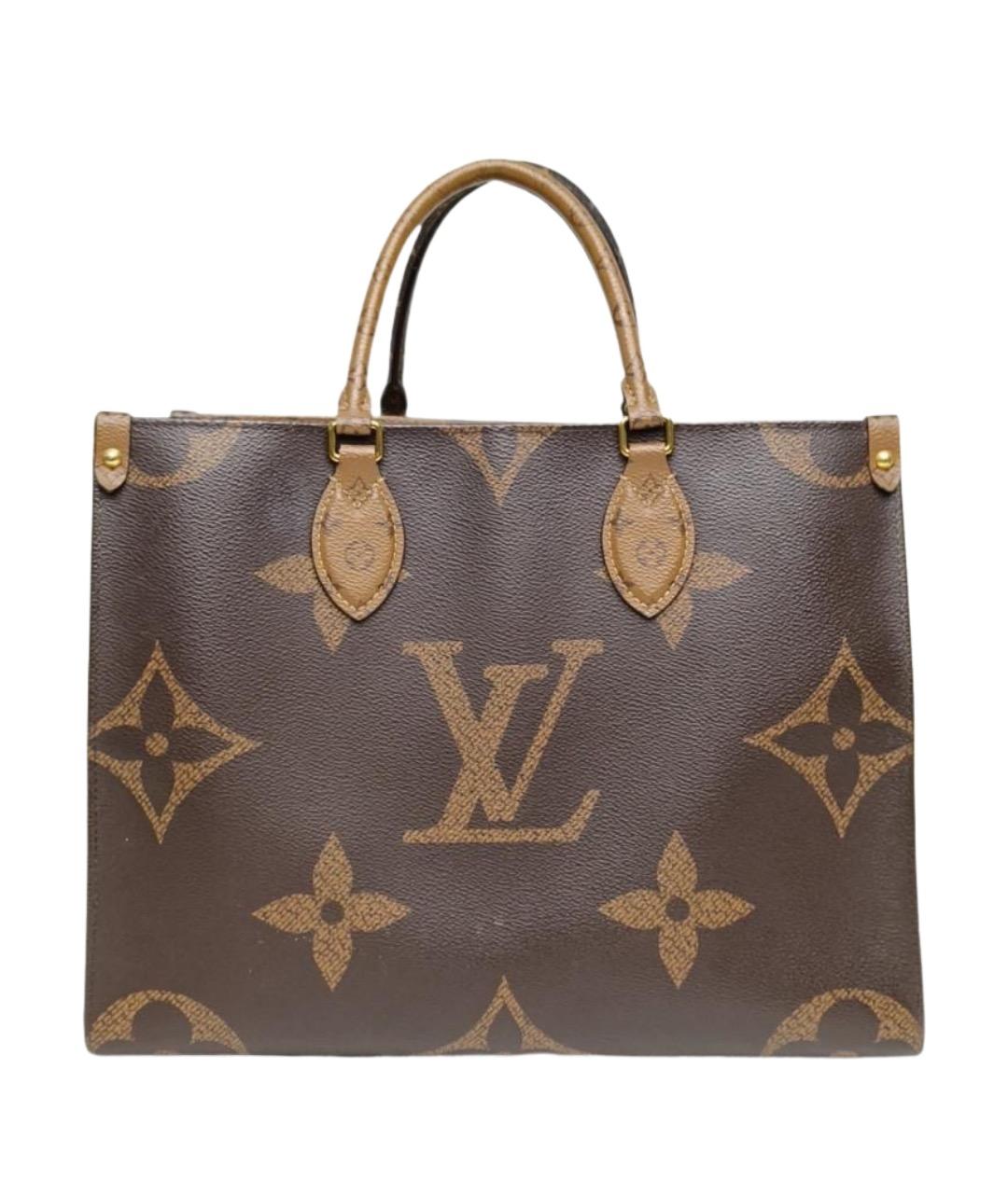 LOUIS VUITTON Коричневая сумка тоут, фото 1