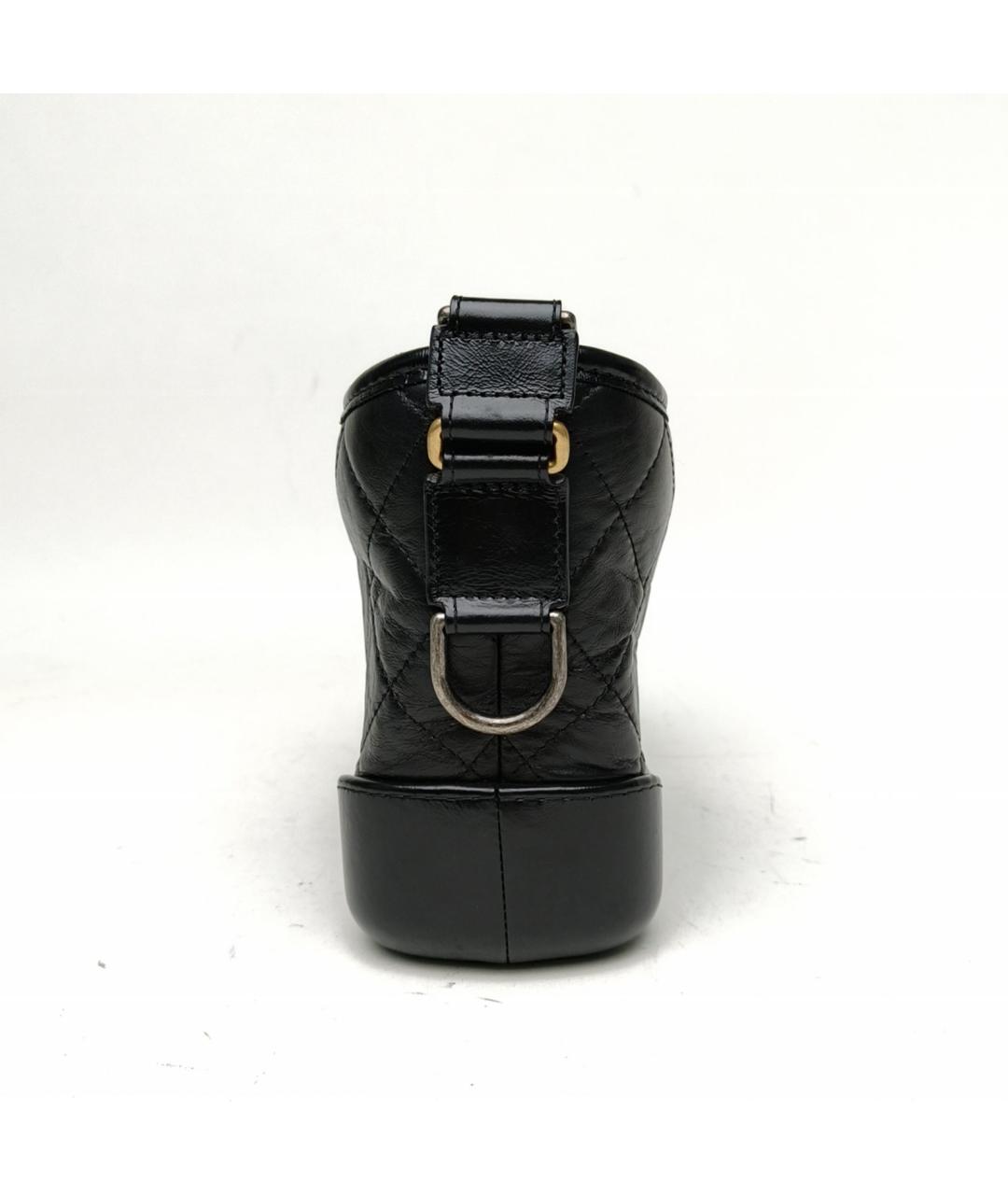 CHANEL Черная кожаная сумка через плечо, фото 3