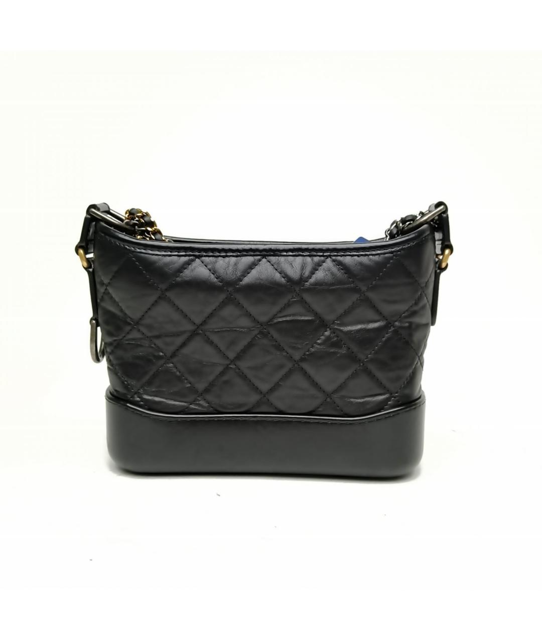CHANEL Черная кожаная сумка через плечо, фото 4
