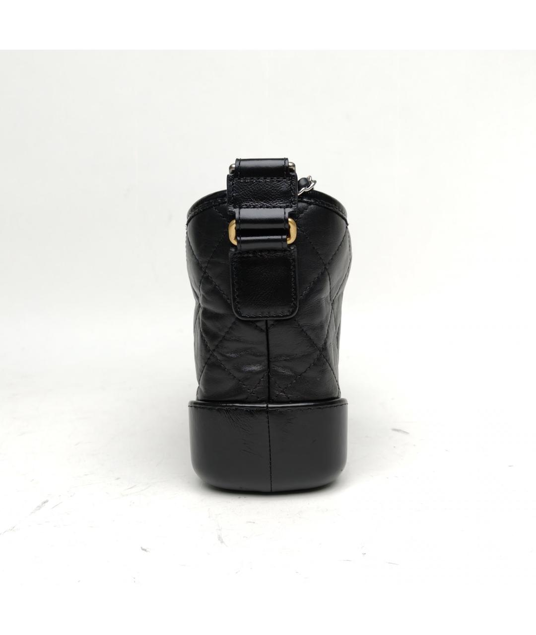 CHANEL Черная кожаная сумка через плечо, фото 5