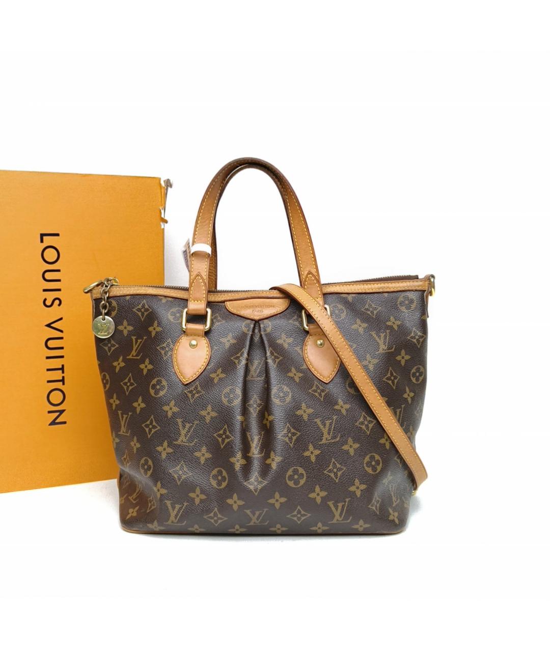 LOUIS VUITTON Коричневая сумка тоут, фото 9