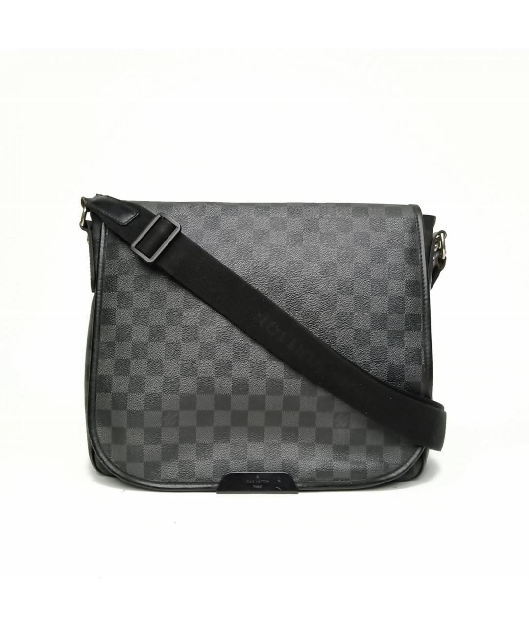 LOUIS VUITTON Антрацитовая сумка через плечо, фото 2