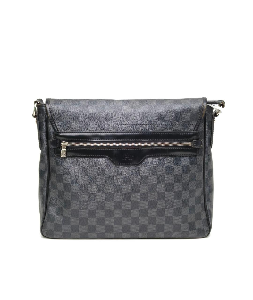 LOUIS VUITTON Антрацитовая сумка через плечо, фото 4