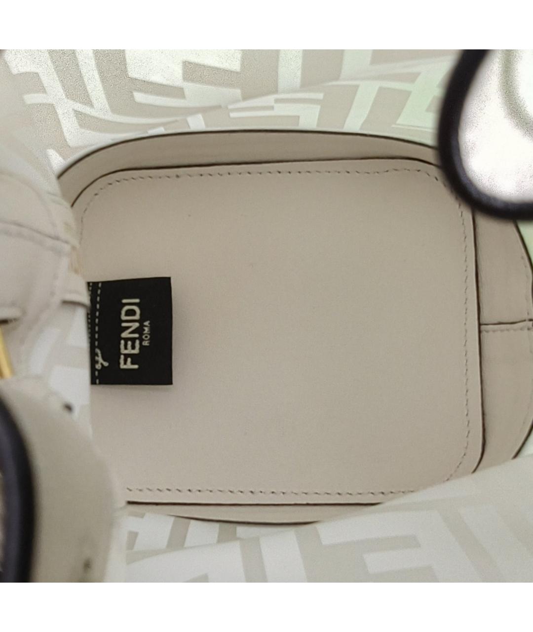 FENDI Белая сумка через плечо, фото 3