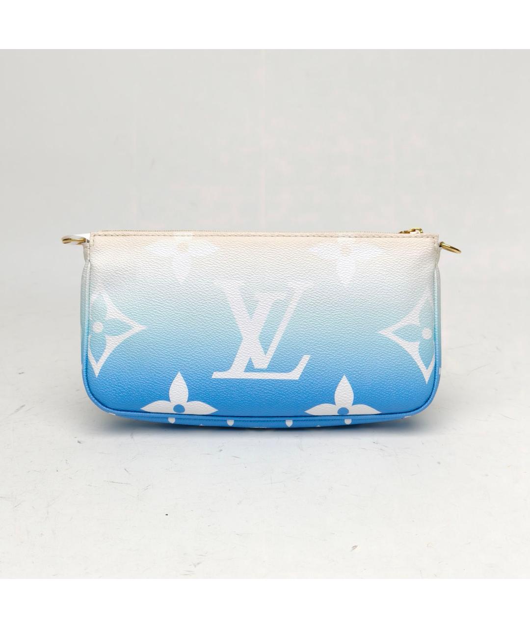 LOUIS VUITTON Синяя сумка через плечо, фото 4