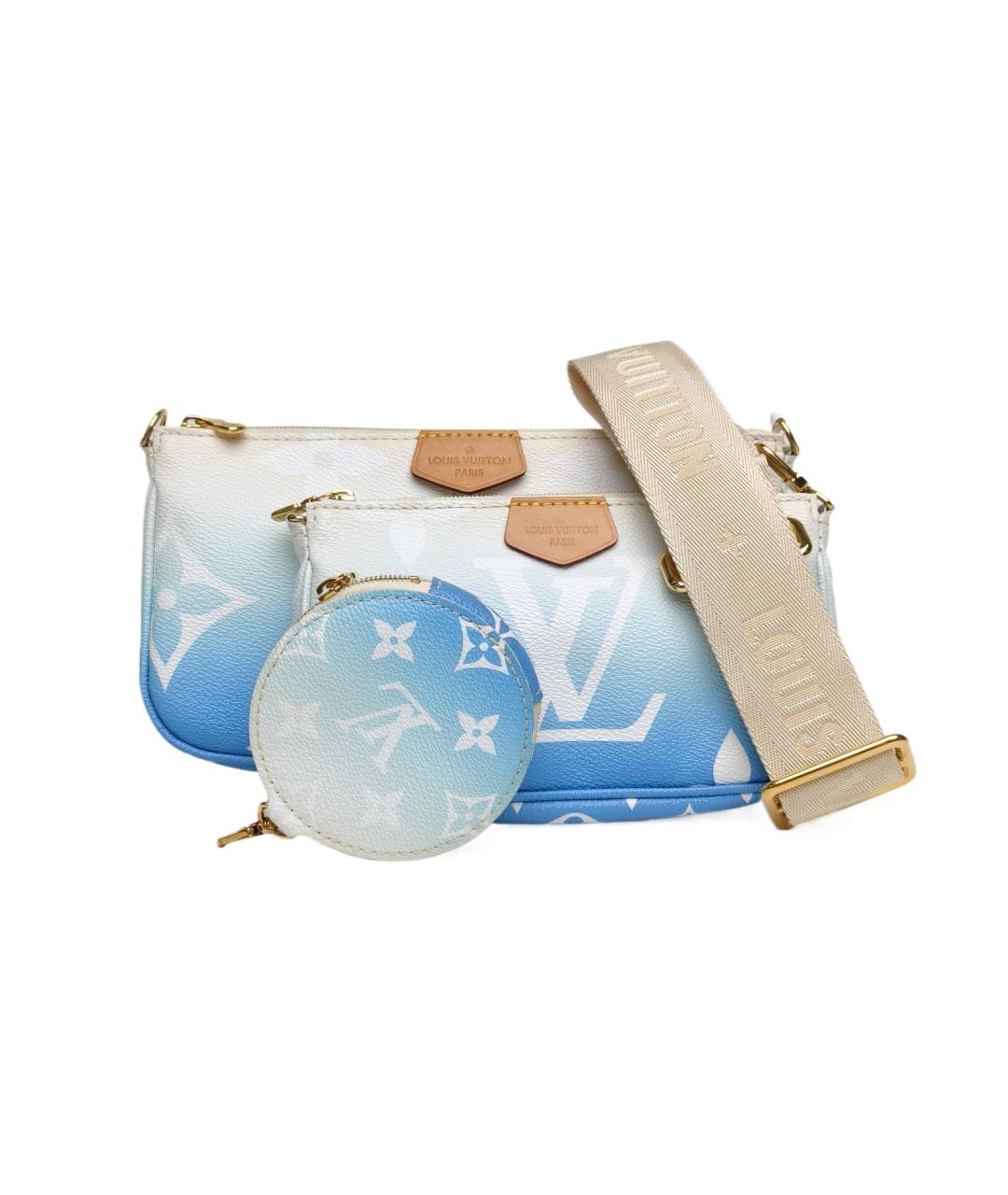 LOUIS VUITTON Синяя сумка через плечо, фото 1