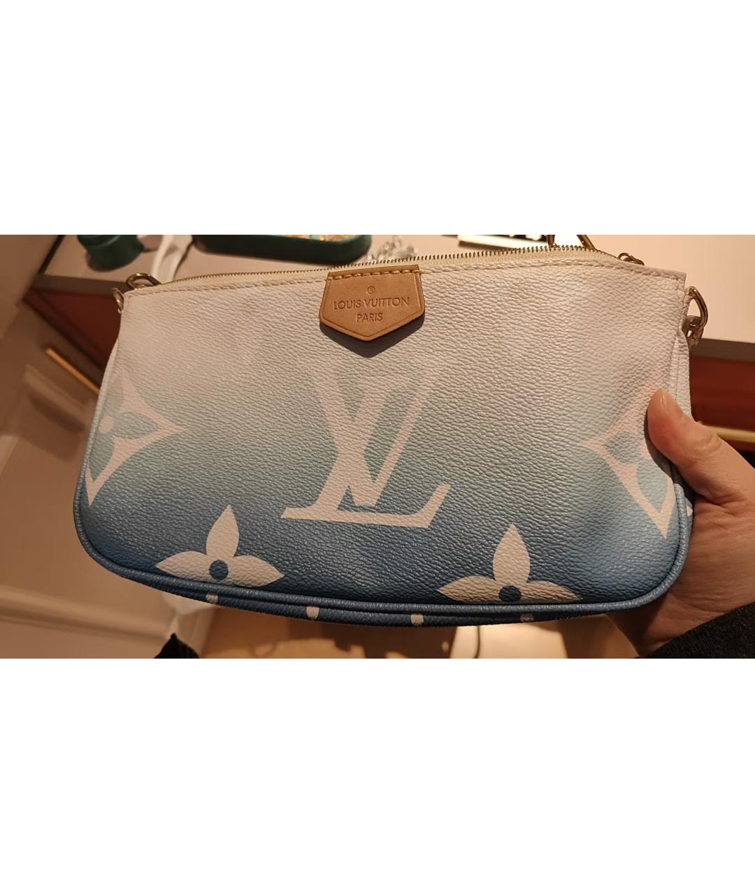 LOUIS VUITTON Синяя сумка через плечо, фото 9