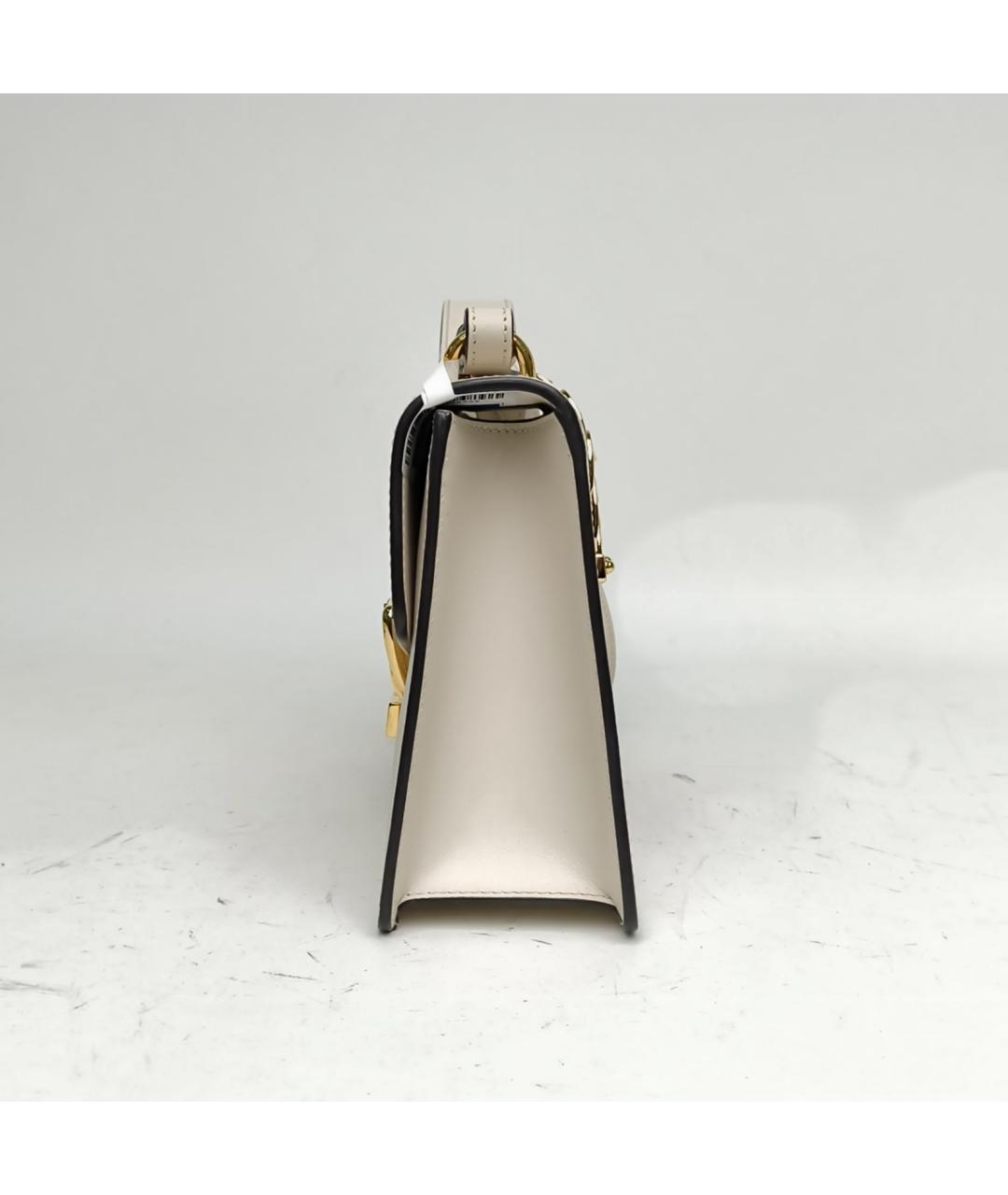 GUCCI Белая кожаная сумка через плечо, фото 3