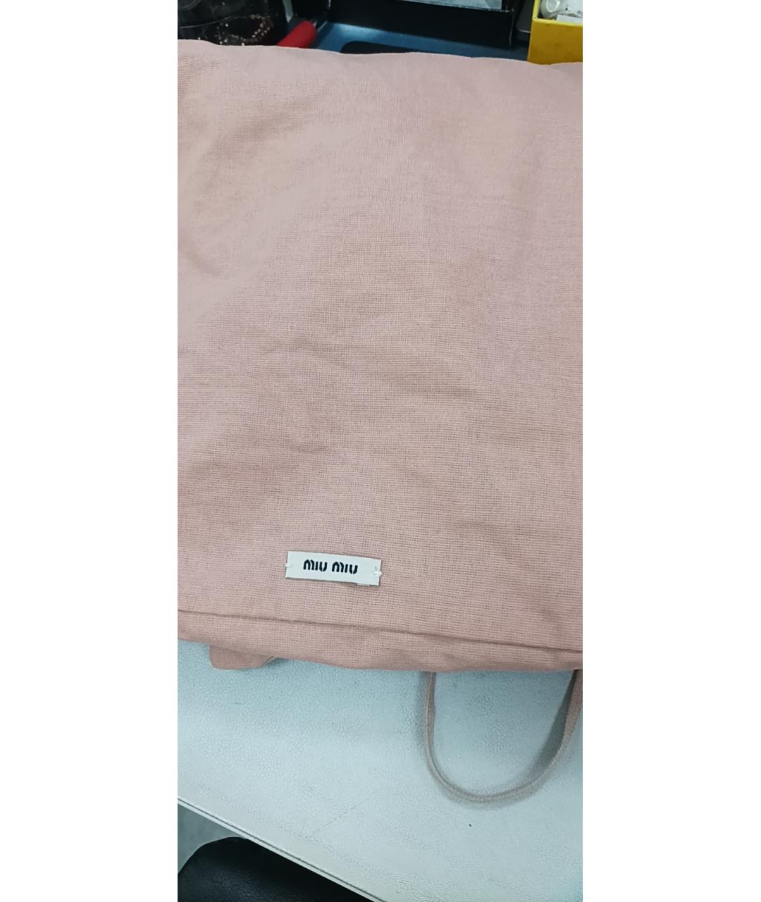 MIU MIU Черная кожаная сумка тоут, фото 9