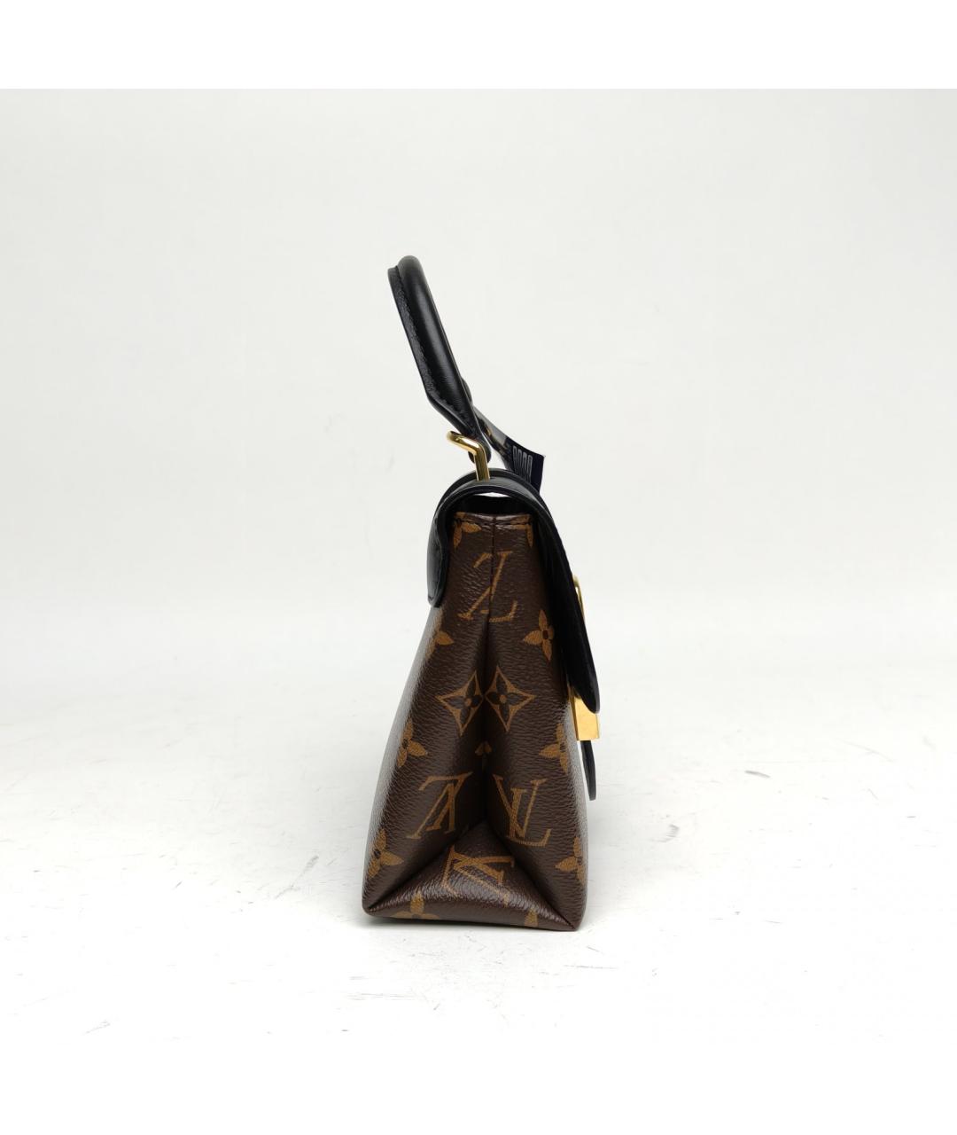 LOUIS VUITTON Черная сумка с короткими ручками, фото 5