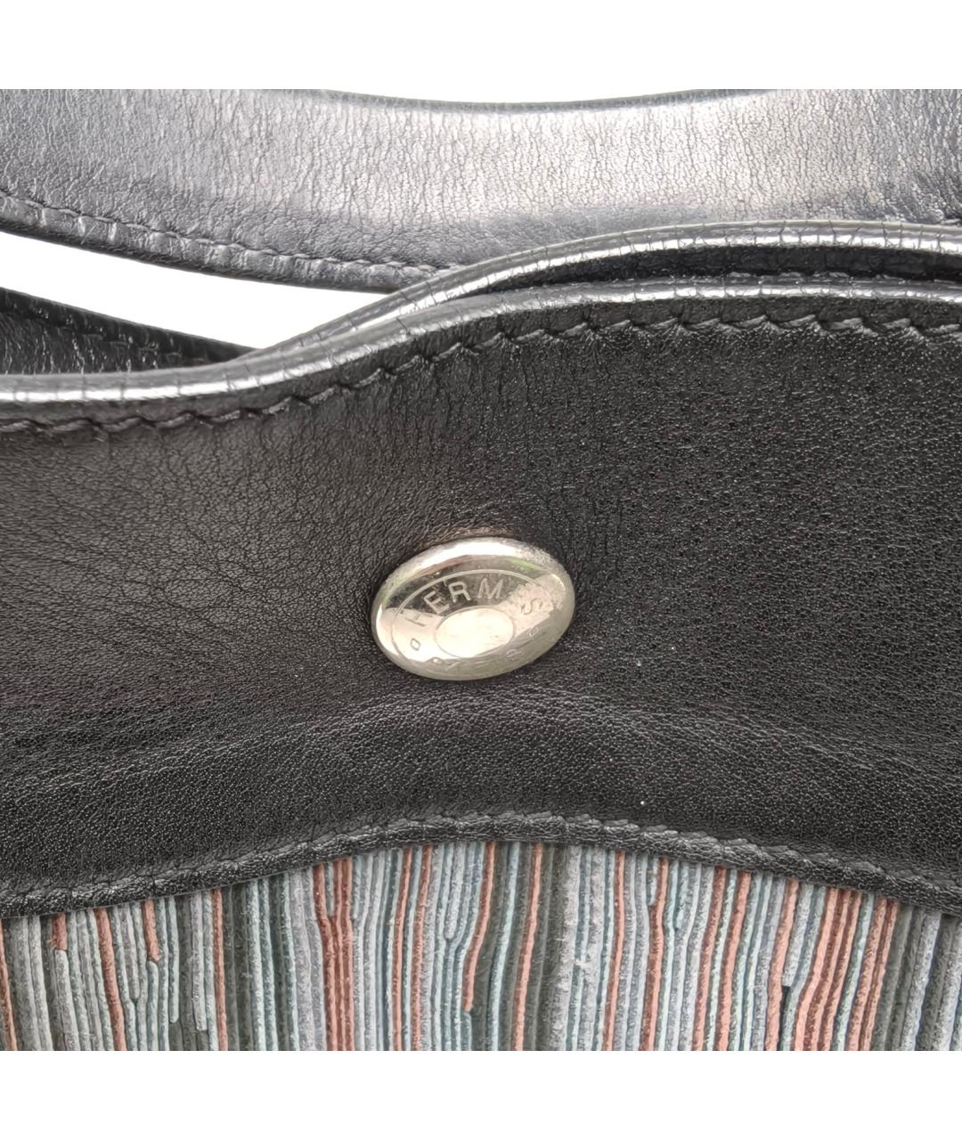 HERMES Черная сумка тоут, фото 8