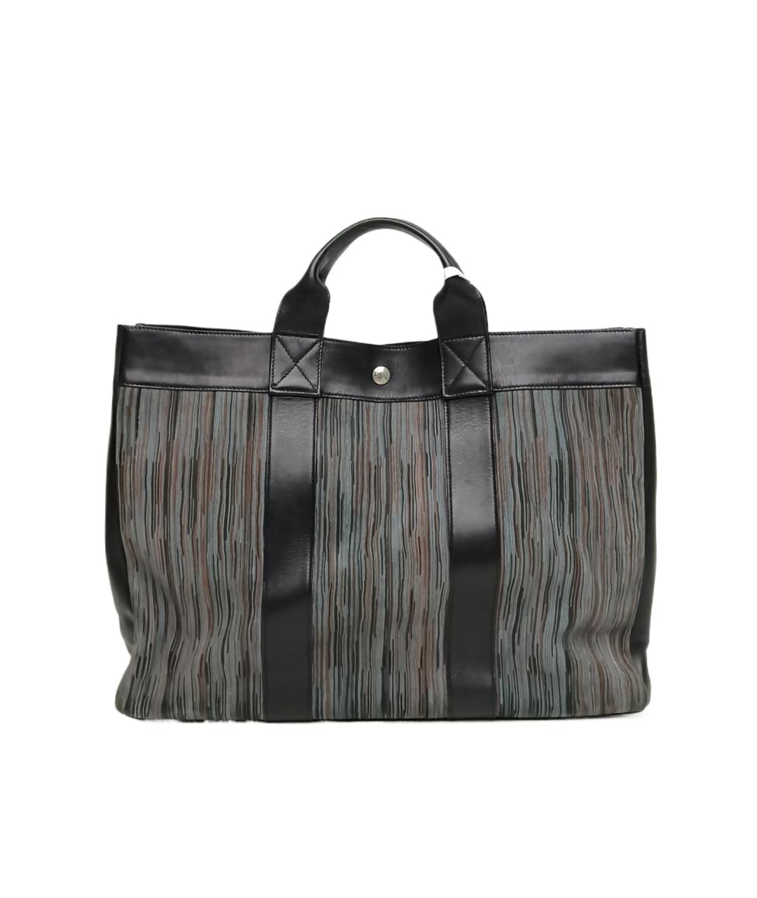 HERMES Черная сумка тоут, фото 1