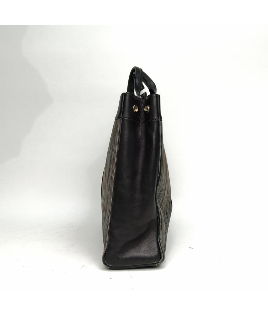 HERMES Черная сумка тоут, фото 5