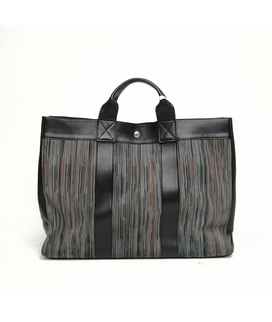 HERMES Черная сумка тоут, фото 2