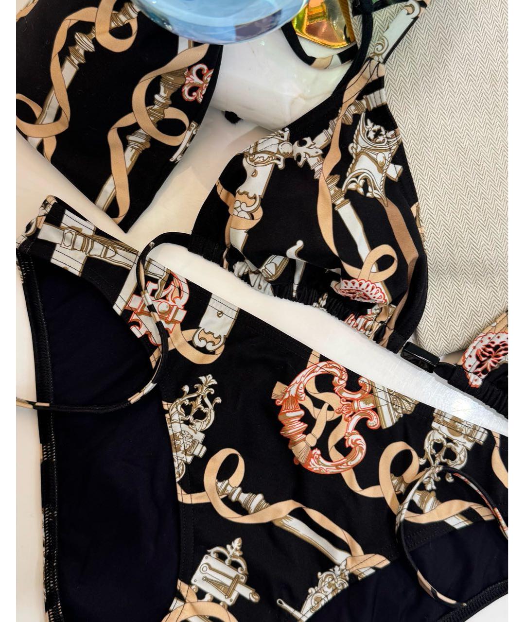 HERMES Черный купальник, фото 6