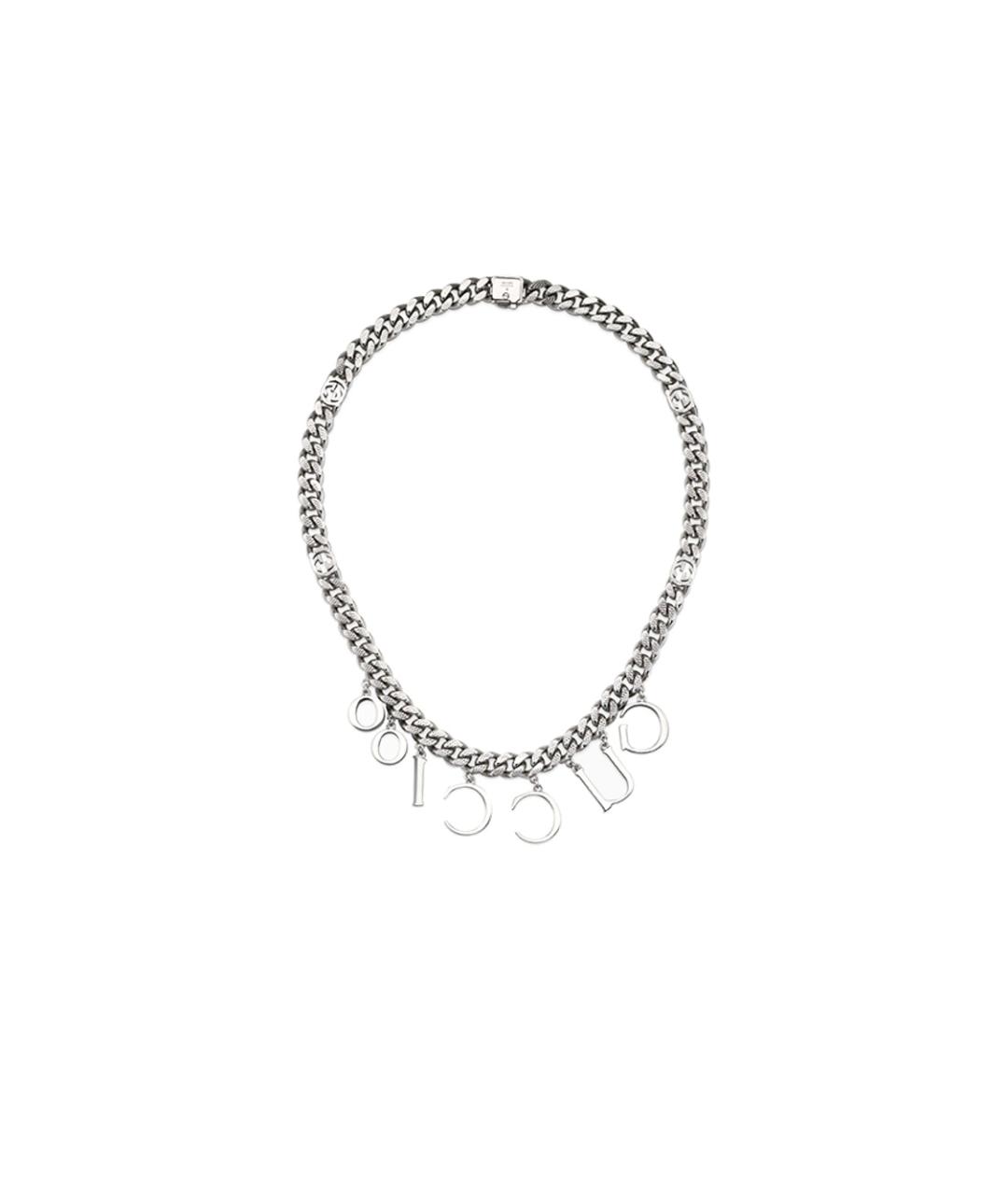 GUCCI Серебряное колье, фото 2