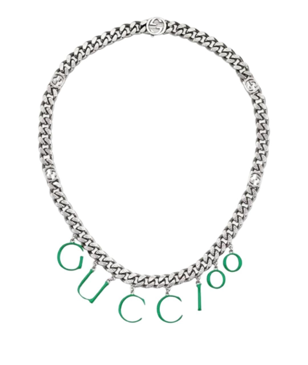 GUCCI Серебряное колье, фото 1