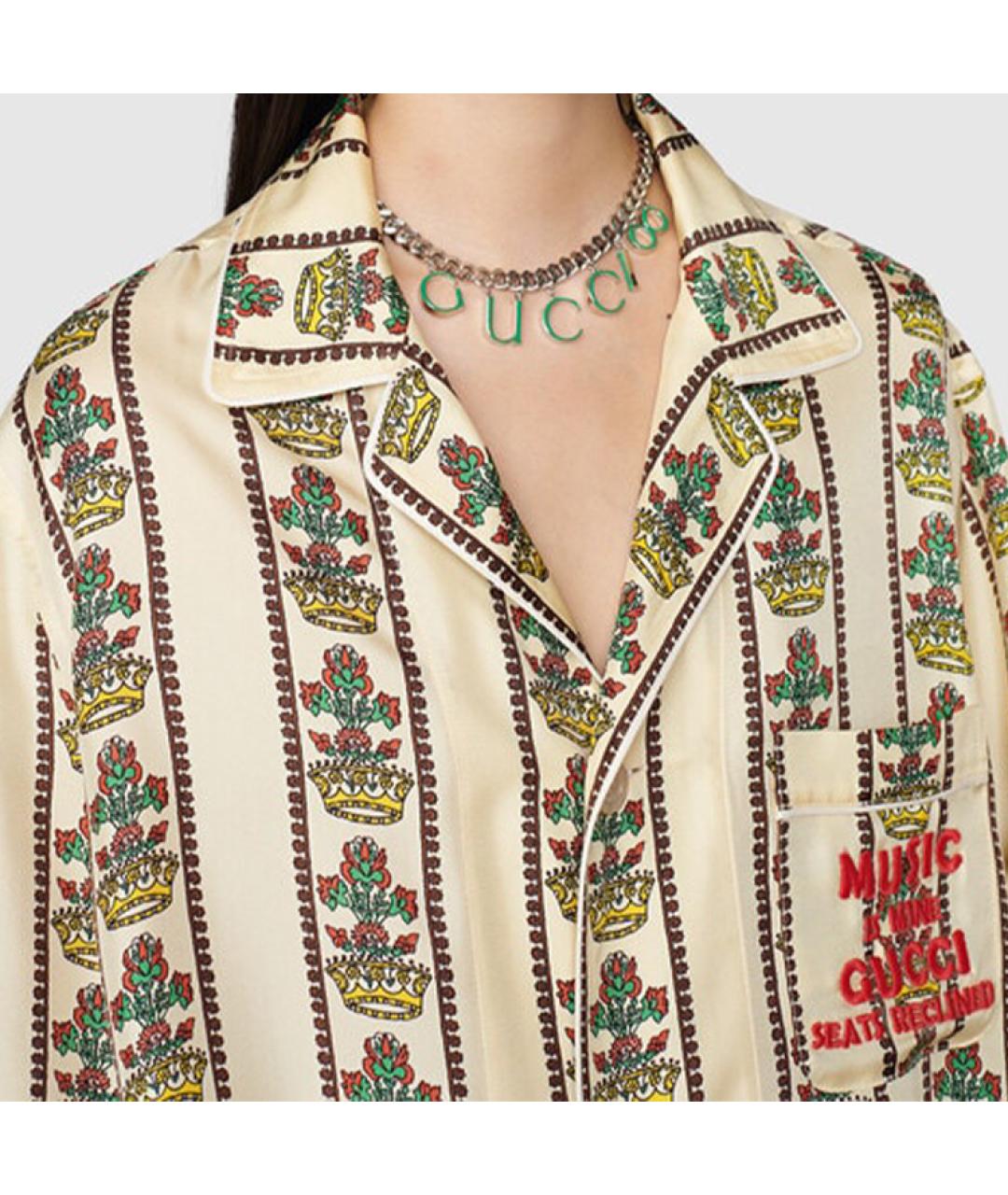 GUCCI Серебряное колье, фото 3