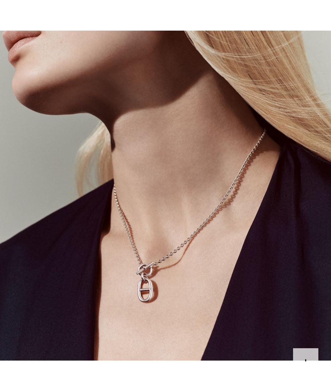 HERMES Серебряная серебряная подвеска, фото 6