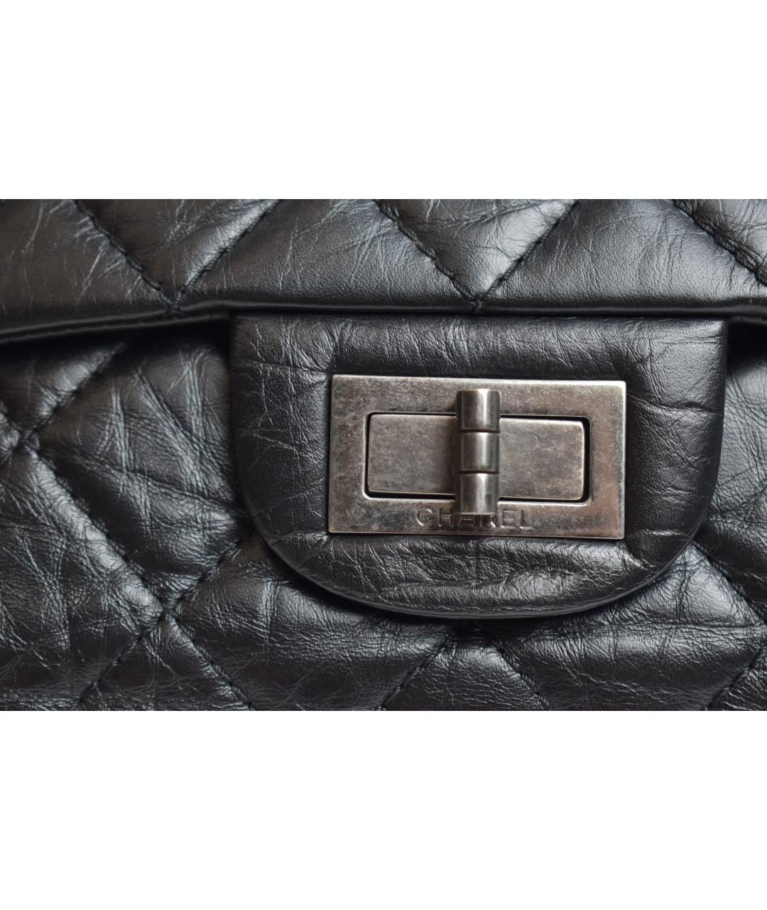 CHANEL Черная кожаная сумка через плечо, фото 8