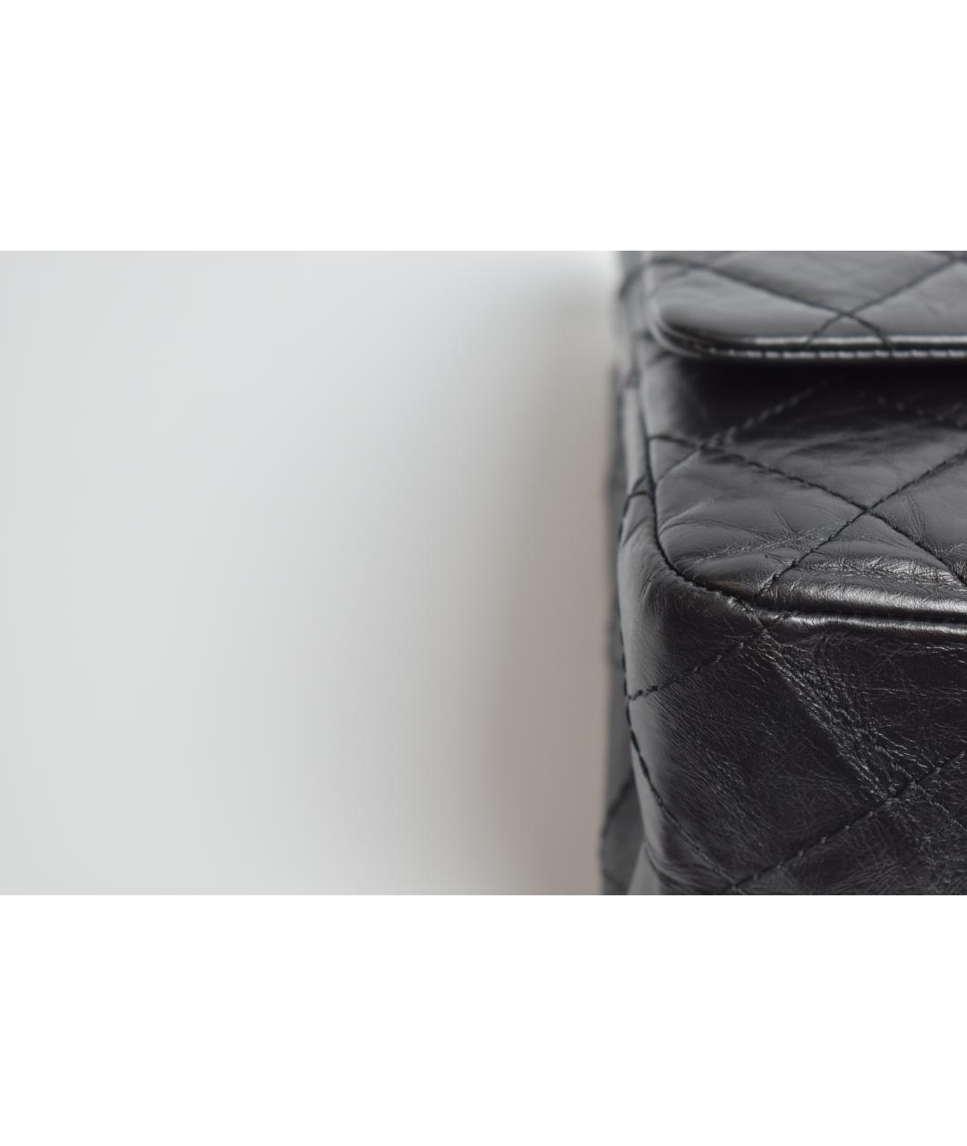 CHANEL Черная кожаная сумка через плечо, фото 6