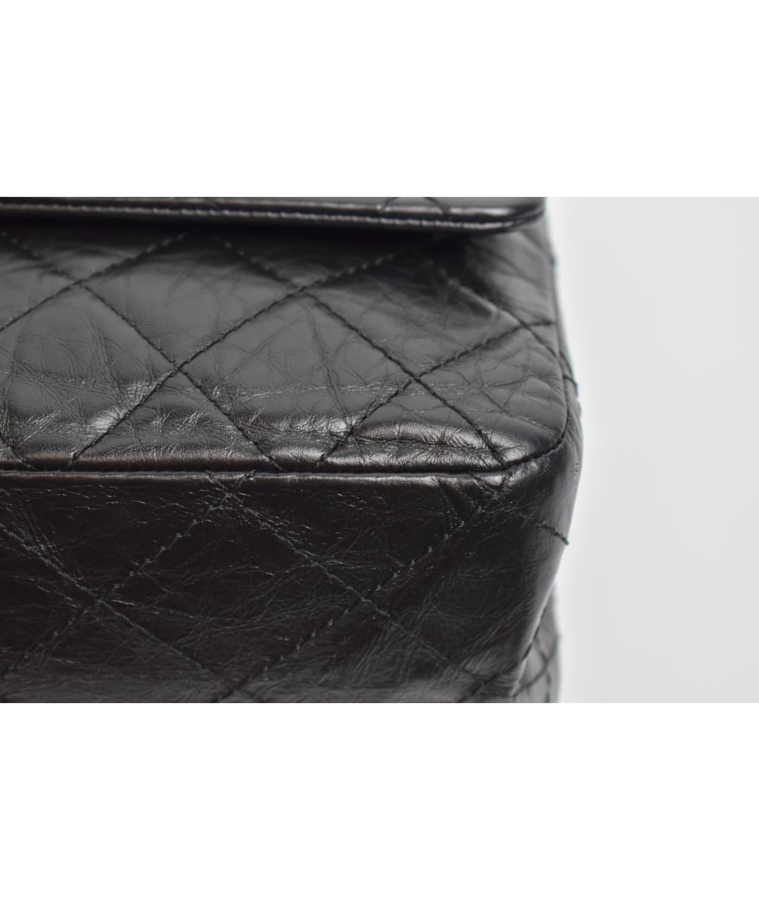 CHANEL Черная кожаная сумка через плечо, фото 7