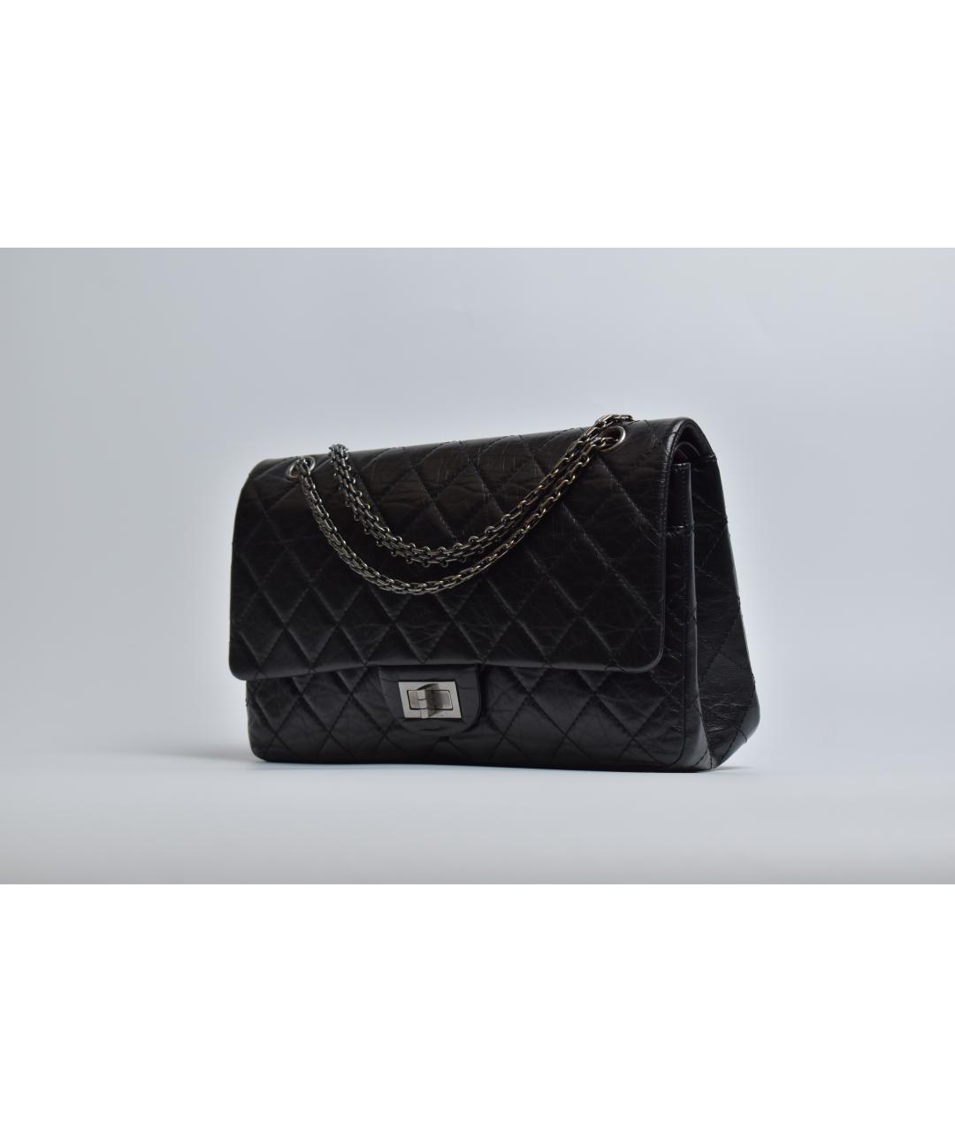 CHANEL Черная кожаная сумка через плечо, фото 2
