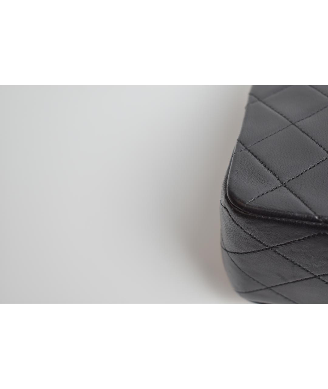 CHANEL Черная кожаная сумка через плечо, фото 9