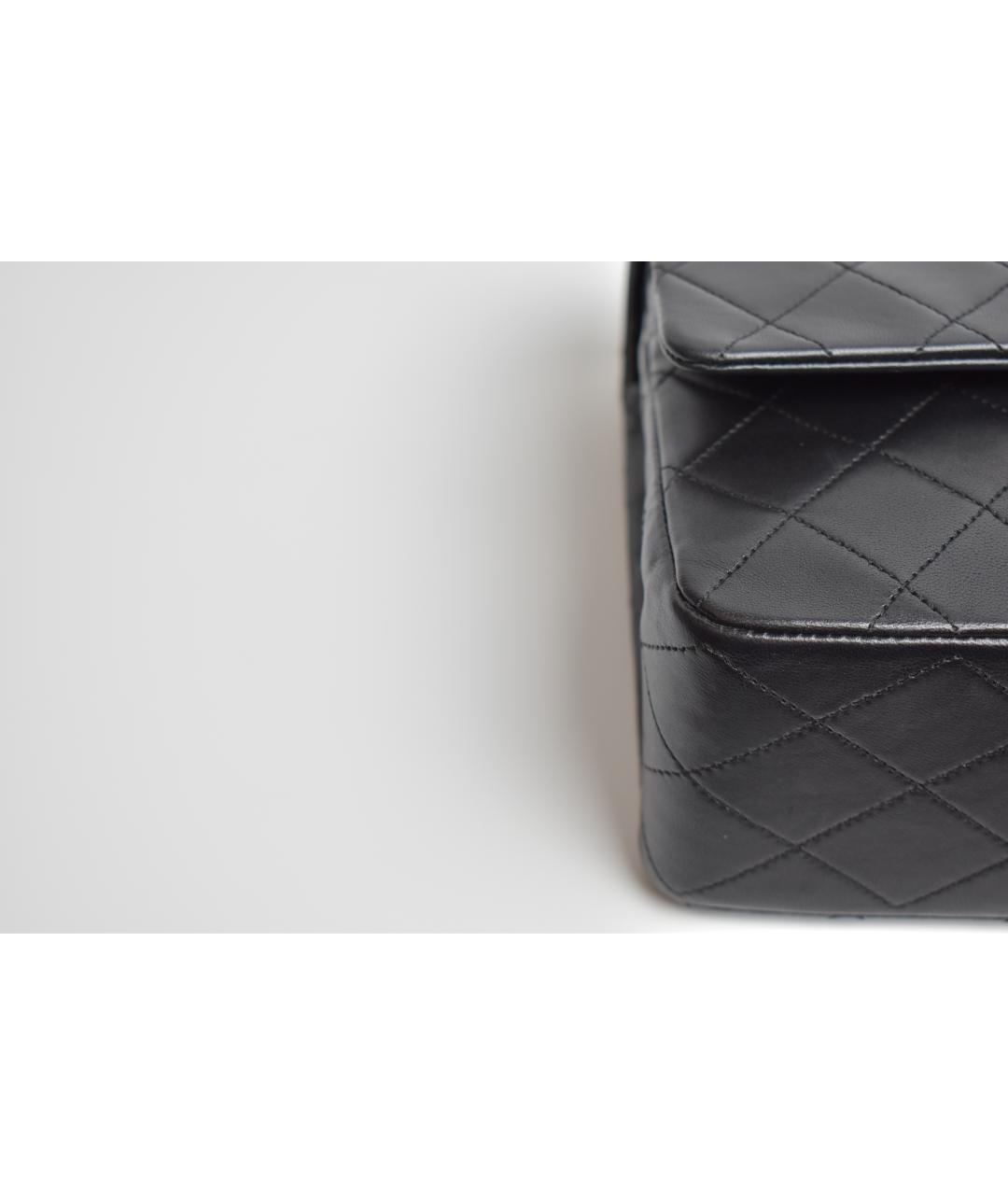 CHANEL Черная кожаная сумка через плечо, фото 6