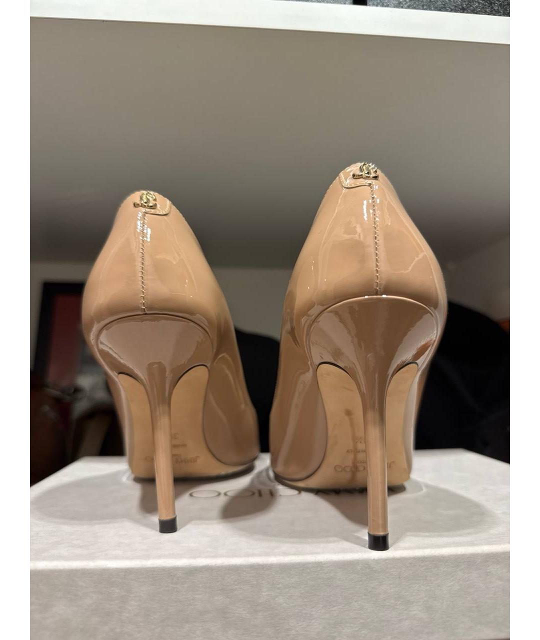 JIMMY CHOO Бежевые туфли, фото 6