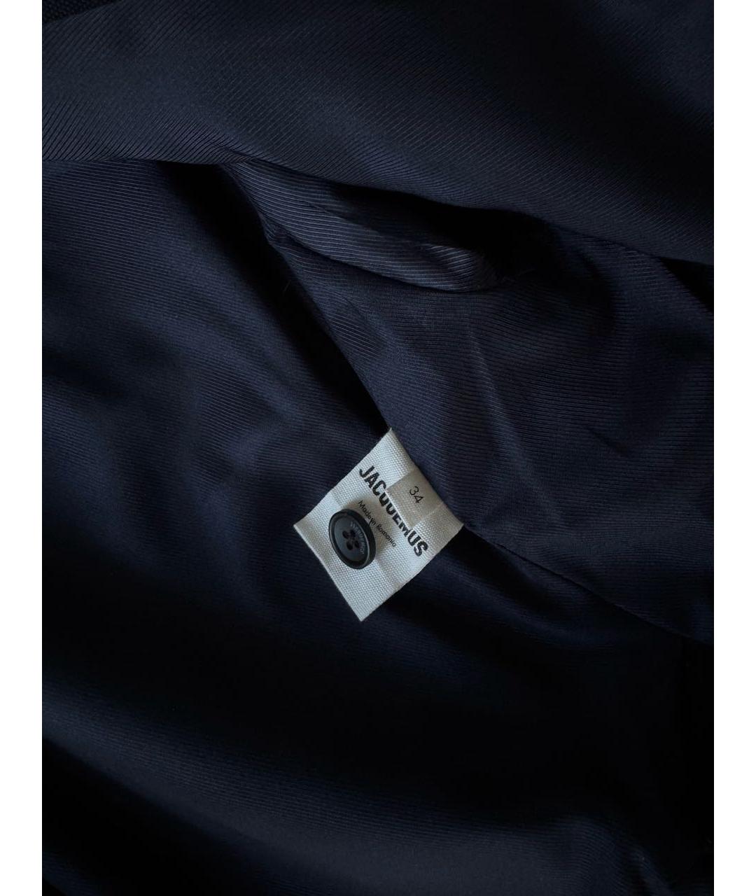 JACQUEMUS Темно-синий жакет/пиджак, фото 5